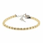 Bracciale Colonne Dorato Uomo