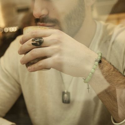 Photo Worn Avventurine Gladiator Bracelet