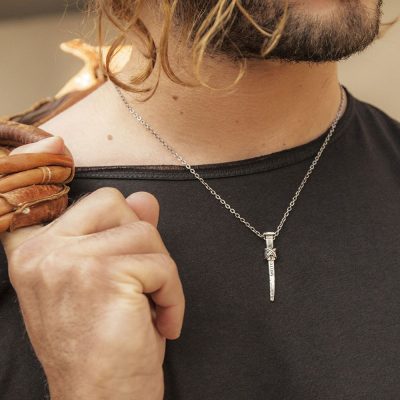 Indossato Collana Chiodo Gladiatore