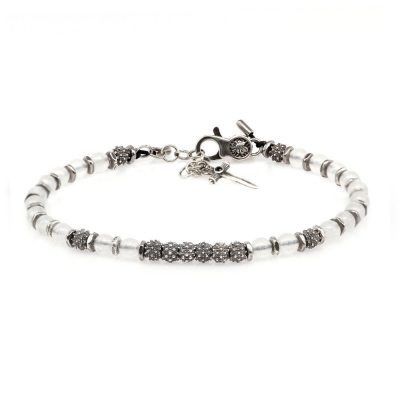 Venus Bracelet White Jade Stones