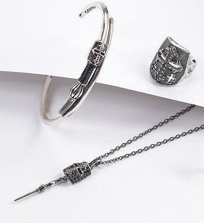 Knight silver jewellery collection for women and men