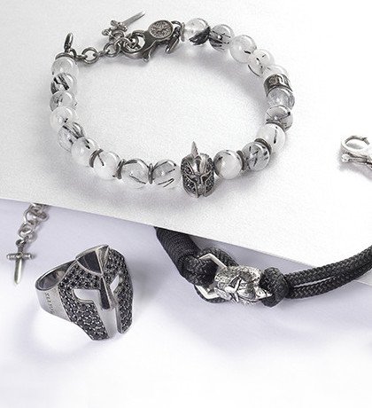 Minerva silver jewellery collection for women and men
