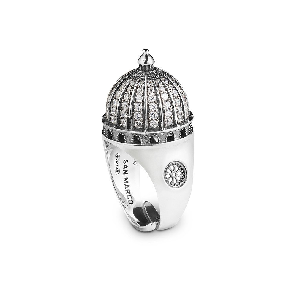 Gemelli A Cupola In Titanio Con Riempimento Oro 18K - Larghezza 4mm - Leggeri, Ipoallergenici, Regalo Per Uomo Per Matrimonio, Anniversario, San Valentino - Gemini Jewellery
