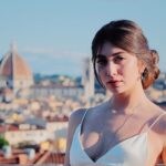 Jewel Earring Dome of the Florence Cathedral worn