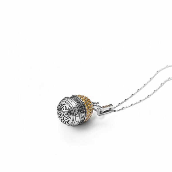 Dome of the Rock in Jerusalem Rose Window Necklace