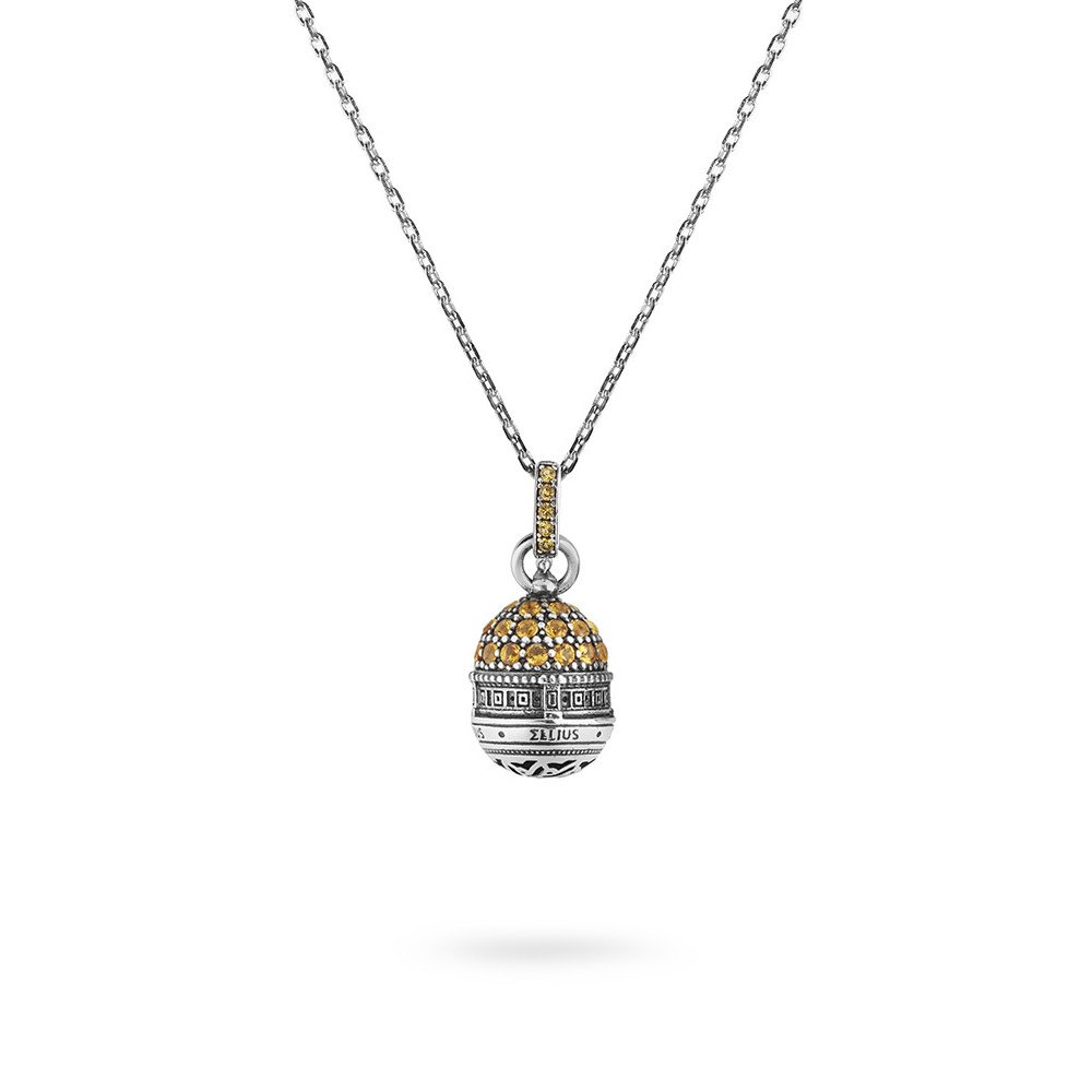 Dome of the Rock in Jerusalem Minimal Necklace