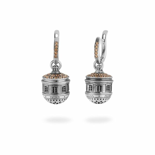 Dome of St.Maria of Suffragio in Aquila Earrings