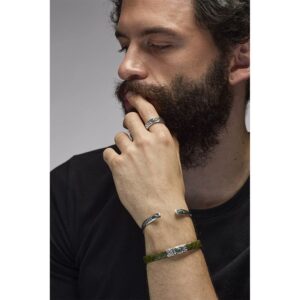 parure serpente indossato