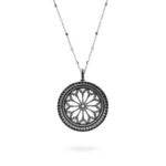 Collana Rosone Cattedrale San Donato Pinerolo Torino argento Ellius
