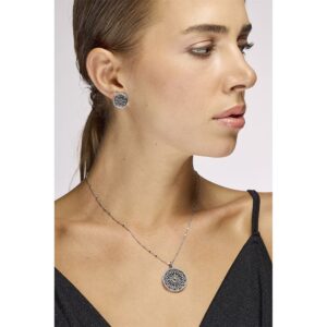 orecchini e collana rosone firenze indossati