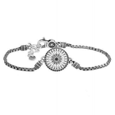 Bracciale Rosone Londra Saint Paul gioielli argento Ellius uomo