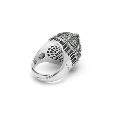 anello cupola cattedrale berlino donna gioielli argento ellius retro
