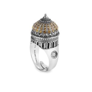 anello cupola cattedrale mosca donna gioielli argento ellius