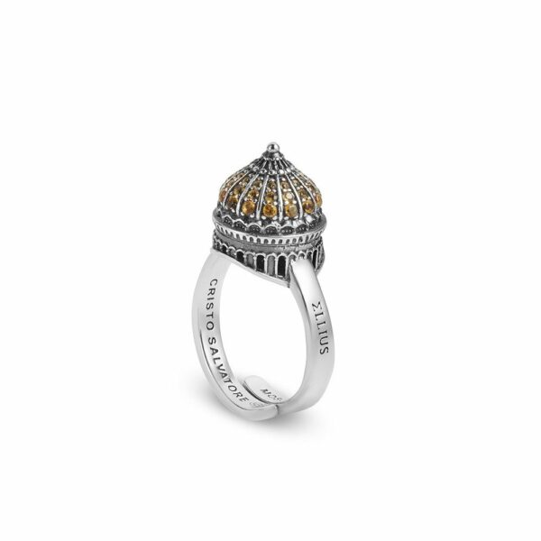 anello cupola cattedrale mosca donna gioielli argento ellius minimal
