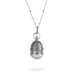 Collana cupola Basilica Torino Superga donna gioielli argento