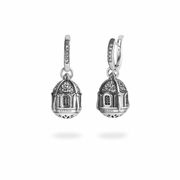 orecchini cupola chiesa capri donna gioielli argento ellius