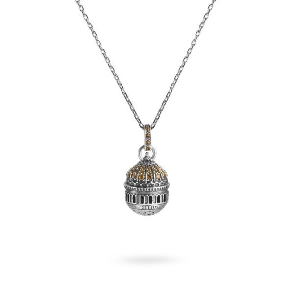 Collana Cupola Cattedrale Mosca donna gioielli argento
