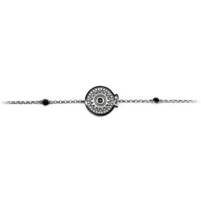 Bracciale Natività donna pietre avorio gioielli argento Ellius centrale