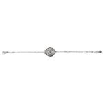 Bracciale Natività donna pietre bianche gioielli argento Ellius