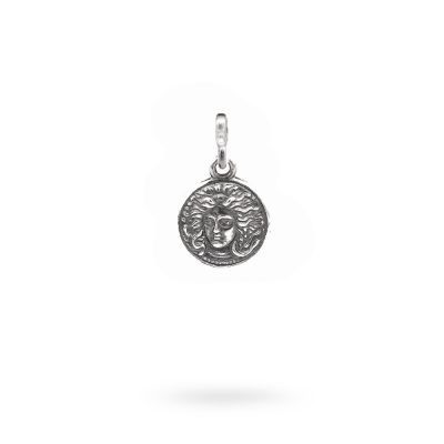 Charm Mitologia Medusa gioielli argento Ellius maglina