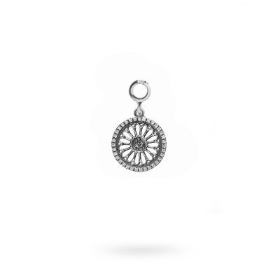 Charm Rosone San Lorenzo Genova argento Ellius orecchino