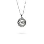 Collana Minimal Rosone Cattedrale San Donato Pinerolo Torino argento Ellius