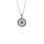 Collana Minimal Rosone San Lorenzo Genova argento Ellius