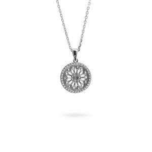 Florence Cathedral silver necklace Minimal Ellius