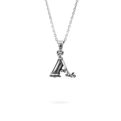 collana lettera A argento ellius gioielli