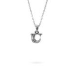 collana lettera U argento ellius gioielli