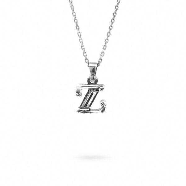 collana lettera Z argento ellius gioielli