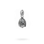 Charm Portafortuna Capri Pietre Azzurra moschettone gioielli argento Ellius