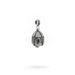 Charm Portafortuna Capri Pietre Bianche maglina gioielli argento Ellius