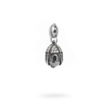 Charm Portafortuna Capri Pietre Bianche moschettone gioielli argento Ellius
