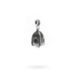 Charm Portafortuna Capri Pietre Fume maglina gioielli argento Ellius