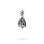 Charm Portafortuna Capri Pietre Viola moschettone gioielli argento Ellius