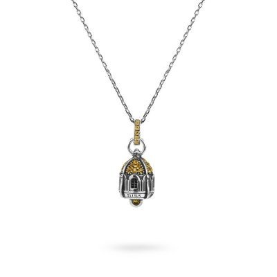 Collana Portafortuna Capri Giallo donna Gioielli argento Ellius