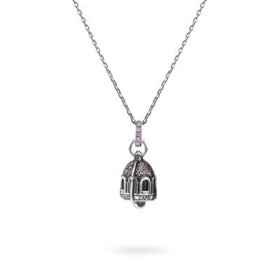 Collana Portafortuna Capri Viola donna Gioielli argento Ellius