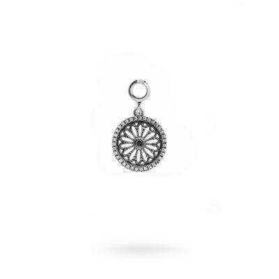 Charm Rosone Duomo Santa Maria Assunta Modena gioielli argento Ellius orecchino