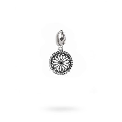 Charm Rosone Santa Maria Assunta Modena gioielli argento Ellius MO