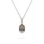 Collana Cupola Santuario Tindari Messina gioielli argento Ellius