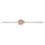 Bracciale bambina Natività rose pietre rosa gioielli argento Ellius retro