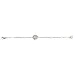 Bracciale bambino Natività rodio pietre bianche gioielli argento Ellius