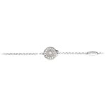 Bracciale bambino Natività rodio pietre bianche gioielli argento Ellius retro
