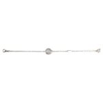 Bracciale bambino Natività rodio pietre celesti gioielli argento Ellius