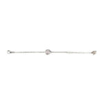 Bracciale neonata Natività rodio pietre rosa gioielli argento Ellius