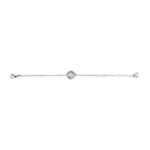 Bracciale neonato Natività rodio pietre bianche gioielli argento Ellius