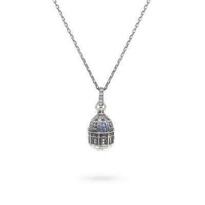 Collana Cupola minimal SantAntonio Corigliano Cosenza gioielli argento Ellius
