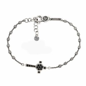 YFN Bracciale Uomo E Donna Con Medaglia San Giorgio In Argento Sterling 925 - Gioiello Regalo Con Catena In Acciaio