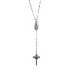 collana rosario cavaliere e croce della natività uomo gioielli ellius